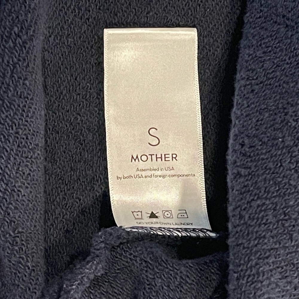 MOTHER | Moonshiners Sweatshirt Hoodie | Navy | Small - Picture 3 of 6